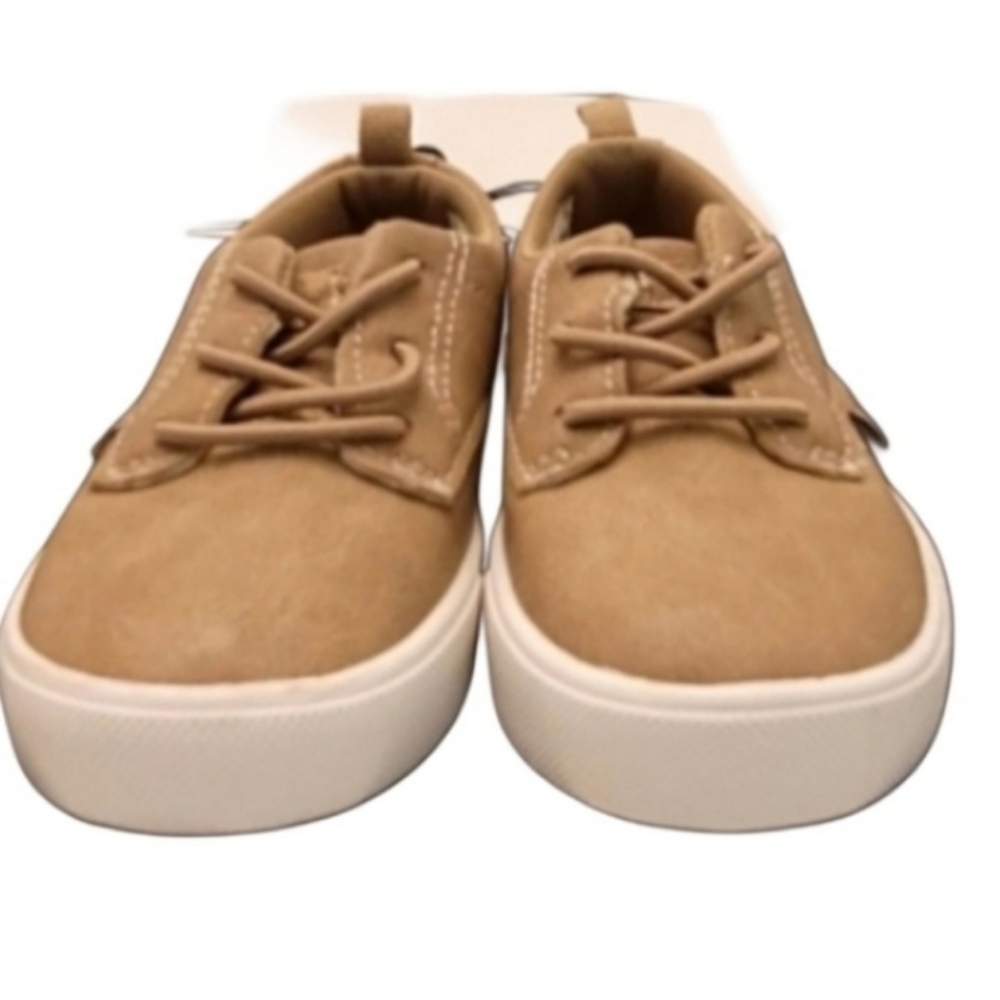 Osh Kosh Toddler Boy Tan Casual Canvas Shoes size 7c - Picture 3 of 9